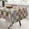 Ninola Design Multicolored Checker Natural Tablecloth - Deny Designs - 3 of 3