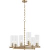 Quorum Lighting Mercier 6 - Light Chandelier in  Aged Brass - 3 of 4