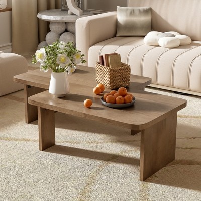 VYNXARIA Modular Minimalist Coffee Table Set with Versatile Splicing Design