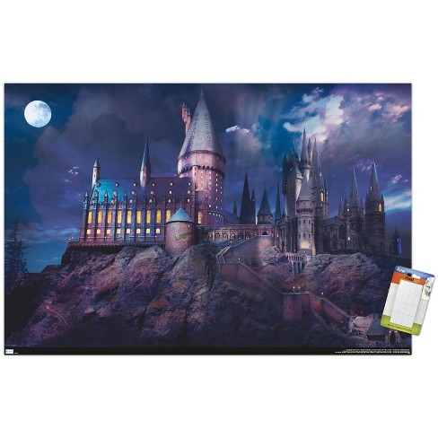 Harry Potter Hogwarts Castle Art Print Poster