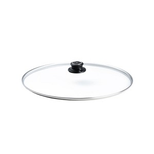 Swiss Diamond 10.25" x 15" 2.2 Qt (26cm x 38cm 2L) Heat Tempered Glass Lid For Oval Fish Pan With Adjustable Steam Valve - 1 of 1