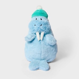 12'' Walrus with Hat Stuffed Animal - Gigglescape™ - 1 of 3
