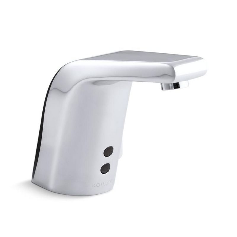 Sculpted Touchless Faucet With Insight™ Technology And Temperature Mixer, Hybrid-Powered, 1 of 2