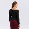 Women's Long Sleeve Asymmetrical Knit Top - A New Day™ - 2 of 3