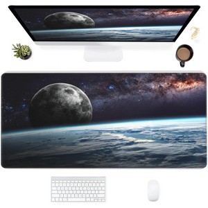Core Electro Computer Keyboard Mouse Mat Desk With Stitched Edges Earth ...