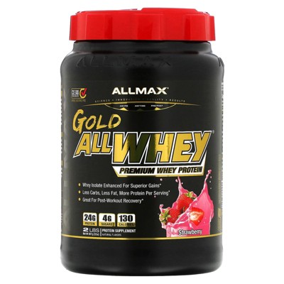 ALLMAX GOLD ALLWHEY®, Premium Whey Protein, Strawberry, 2 lbs (907 g)