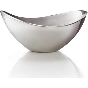 Nambe Butterfly Alloy Metal Serving Bowl, Oven Safe, Silver - 1 of 4