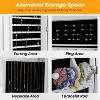 BestMassage Jewelry Cabinet Full-Length Mirror Jewelry Armoire with LED Lights, White - 4 of 4