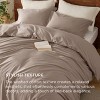 100% Washed Cotton Duvet Cover Minimalist Cotton Duvet Cover for All Seasons GentleSoft™ Plain Simple Bedding Set - 4 of 4