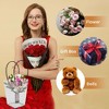 Unique Bargains Florist Bouquet Bag with Handle for Birthday Christmas Mother's Day Wedding, Clear Black 10 Pcs - 4 of 4