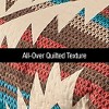 Collections Etc Reversible Southwest Geometric Aztec Quilt Twin Gender Neutral Multi - 4 of 4