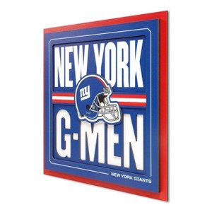 NFL New York Giants Slogan Series Wall Art: MDF Vertical Decorative Garlands - 1 of 4