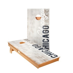 Skips Garage Chicago Vintage Gameday Cornhole Boards - ACA Star Series - 1 of 1