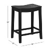 24" Fiddler Backless Counter Height Barstool - Hillsdale Furniture - 3 of 4