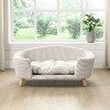 Christopher Knight Home Floyd Modern Upholstered Dog Bed for Small Dog with Rubberwood Legs - 2 of 4