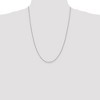 Black Bow Jewelry 1.5mm Sterling Silver, Round Solid Spiga Chain Necklace - 2 of 4