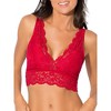 Smart & Sexy Women's Signature Lace Deep V Bralette 3-pack - 3 of 4