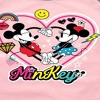 Girls' - Disney - Mickey Minnie Minkey Shirt Tail Raglan Graphic T-shirt - 2 of 4