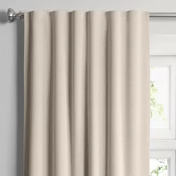 1pc 50"x95" Blackout Aruba Window Curtain Panel Brown Linen - Threshold™