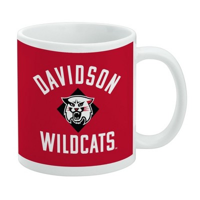 Davidson College Wildcats Ceramic Coffee Mug Novelty Gift Mugs for Coffee Tea and Hot Drinks 11oz White
