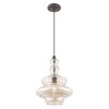 Livex Lighting Art Glass 1 - Light Pendant in  English Bronze - 4 of 4