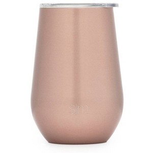 Simple Modern 12oz Stainless Steel Wine Tumbler Rose Gold, Pink Gold