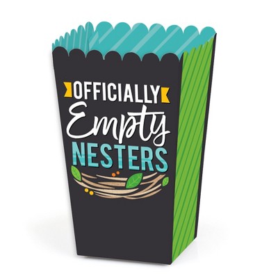 Big Dot of Happiness Empty Nesters - Empty Nest Party Favor Popcorn Treat Boxes - Set of 12