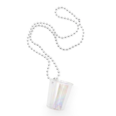 Shot Glass Necklace Iridescent - Bullseye's Playground™