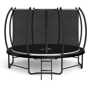 BCAN Recreational Trampoline with Enclosure for Kids Adults, ASTM Approved, Outdoor Trampolines with Ladder for Kids - 1 of 4