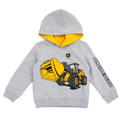 John Deere Construction Fleece Pullover Hoodie