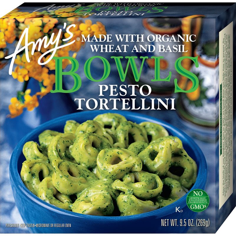 Amy&#39;s Frozen Pesto Tortellini Bowls - 9.5oz, 1 of 6