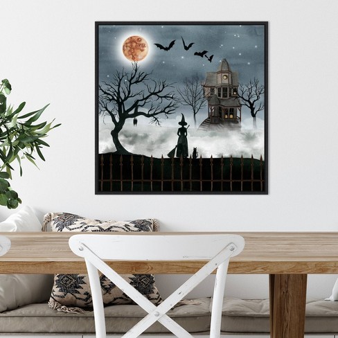 Through the Eyes of Another 3 Canvas Print, Wall Art, Wall newest Decor Canvas, Emotional, Macabre, Portrait, Halloween, Interpretive, Oil Painting