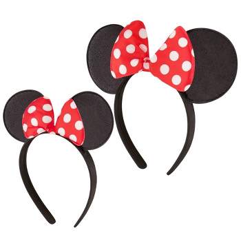 Disney Minnie Mouse Mommy and Me Ears Headbands, Matching for Adult and Little Girl