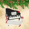 Polarx 3.5 Inch Grand Piano Christmas Tree Ornament , Christmas Decor Music Concert (1PC) - 2 of 4