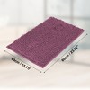 Unique Bargains Bathroom Rug Mat Non-Slip Chenille Shaggy 15.75"x23.62"x1.06" - 2 of 4