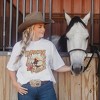 Simply Sage Market Women's Yellowstone Cowboy Club Short Sleeve Garment Dyed Tee - 2 of 2