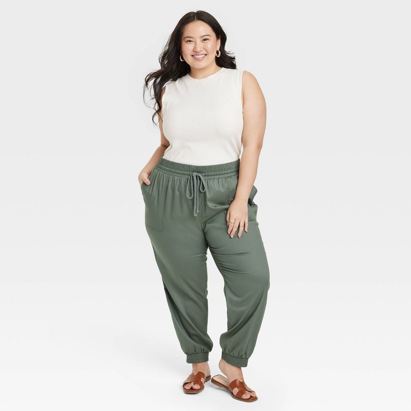 Women's High-Rise Modern Ankle Jogger Pants - A New Day™, 4 of 10