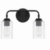 Craftmade Lighting Stowe 2 - Light Vanity in  Flat Black - 3 of 4