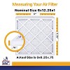 Filter King 6x12.25x1 Air Filter | 12-PACK | MERV 13 HVAC Pleated A/C Furnace Filters | MADE IN USA | Actual Size: 06 x 12.25 x .75" - 2 of 4