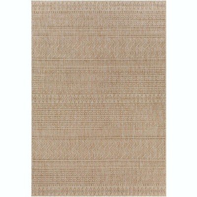Mark & Day Antibes 2'7"x10' Runner Woven Indoor and Outdoor Area Rugs Brown: Stain-Resistant, Bohemian, Polypropylene