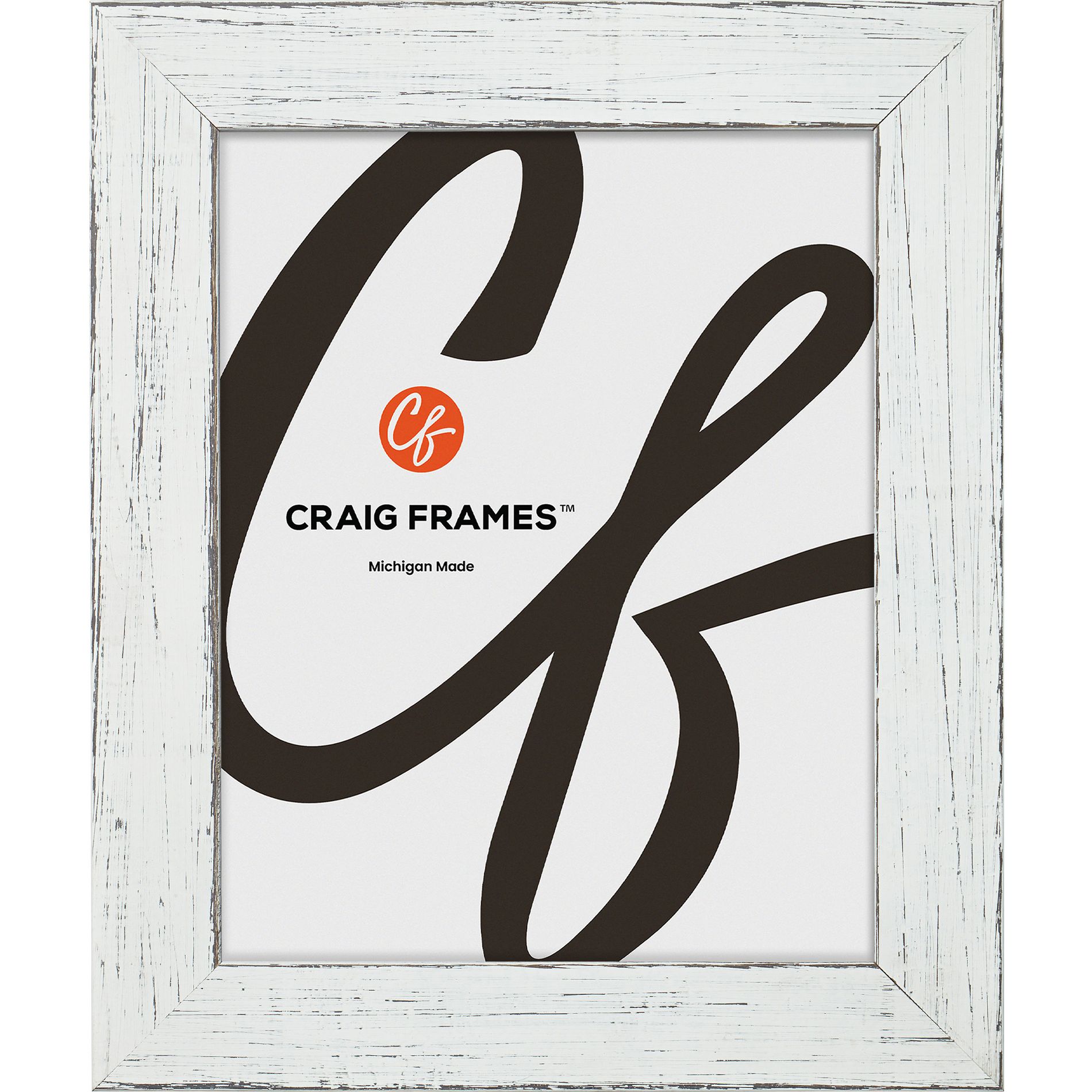 Jasper Marshmallow Weathered White 18x24 inch Picture Frame