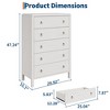7 Drawer Dresser for Bedroom, Wooden Chest of Dressers for Deep Drawers, Modern Dressers Organizer with Round Handle,TV Stand - 3 of 4
