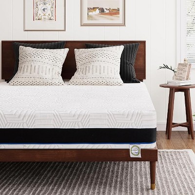 BAFODE 12 Inch Queen Memory Foam Mattress,Cooling Gel Charcoal Fiberglass Free Mattress Bed in a Box