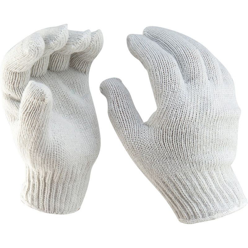 Do it Best Do it Men's Small Reversible Knit Polyester Mason Glove, White 759753, 3 of 4