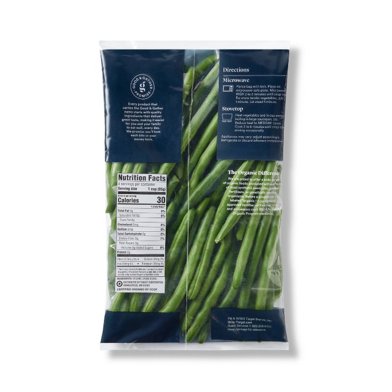 Organic Steam-in-Bag Green Beans - 12oz - Good &#38; Gather&#8482;, 4 of 5