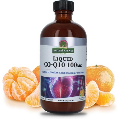 Nature's Answer Co-Q10 Liquid Tangerine 8 Oz