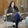 Catalonia Women's Fuzzy Fleece Cardigan, Open Front No Sleeve Shrug, Cozy Hoodie Blanket Shawls Wearable, Valentine’s Day Gift Woman - 3 of 4