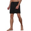 Lars Amadeus Men's Summer Solid Color Drawstring Elastic Waistband Swim Beach Shorts - 4 of 4