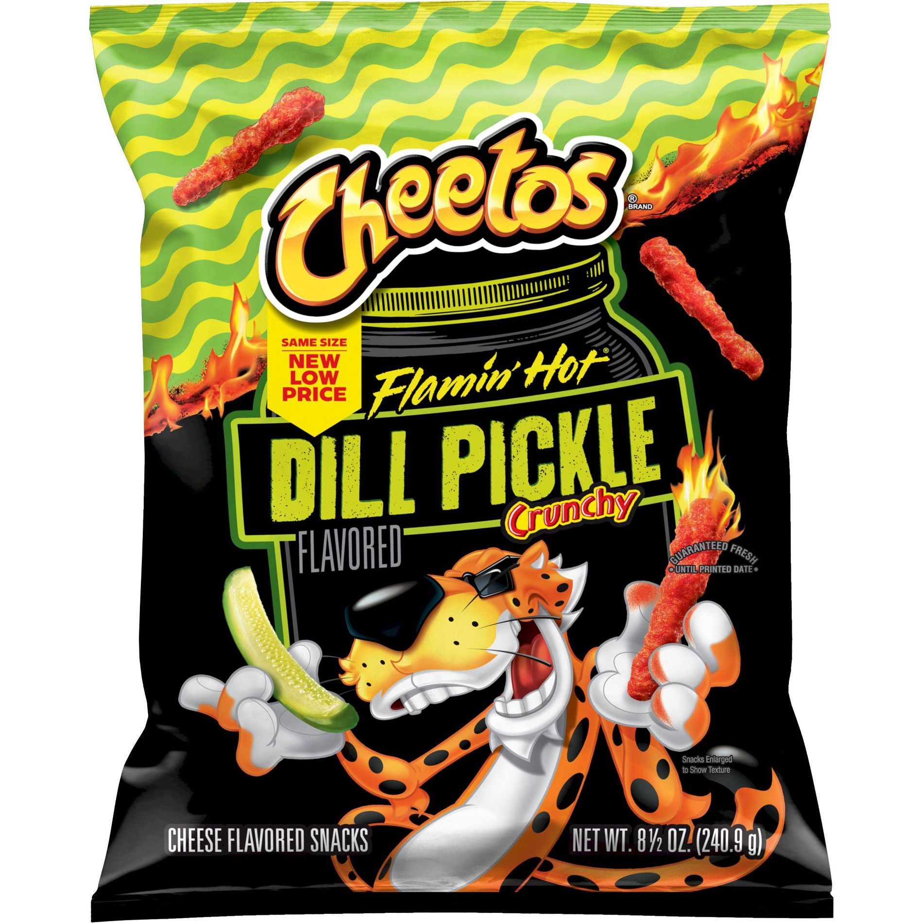 Cheetos Flamin' Hot Dill Pickle Chips - 8.5oz