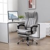 Massage Office Chair with 6 Points and Heat, Reclining Computer Chair with Adjustable Height and Footrest - 2 of 4